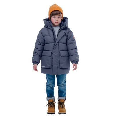 Куртка зимняя для мальчика Fox-cub 0409W010M0 тёмно голубая 1